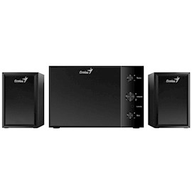დინამიკი Genius SW-2.1 350, 2.1 Speakers with Subwoofer, 100-240V/15W, 3.5mm, Black